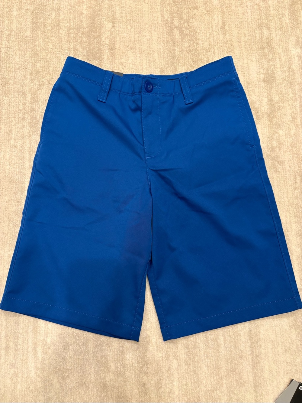 Under Armour Royal Blue Kids' Performance Shorts- Size 12. New with tags!